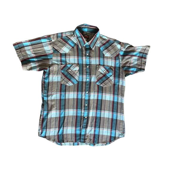 Western pearl snap button down - Picture 1 of 8
